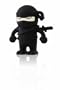 Bone Ninja Figur 4GB USB-Stick USB 2.0 schwarz