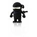 Bone Ninja Figur 4GB USB-Stick USB 2.0 schwarz