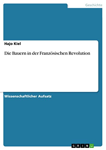 Die Bauern in der Französischen Revolution (German Edition)