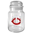 Minnesota Twins 31oz Glass Candy Jar - Primary Logo MLB Baseball