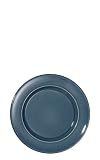 Emile Henry - 979223 - Lot de 4 Assiettes à Pain - Céramique Émaillée - Coloris Bleu Pavot - Diamètre: 15 cm