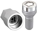Cyber Monday McGard 27226 Chrome Bolt Style Cone Seat Wheel Locks (M14 x 1.25 Thread Size) - Set of 4