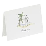  : Beach Stroll Wedding Thank-You Cards