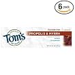 Tom's of Maine Natural Care Toothpaste, Propolis & Myrrh, Antiplaque, Cinnamint, 6 oz (170 g) (Pack of 6)