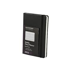 Wochenkalender horizontal 2012, 9x14 cm, harter Einband, schwarz: Die ganze Woche auf zwei Seiten (Moleskine Legendary Notebooks (Calendars))