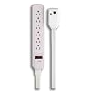 TRC 90885 FIRST ALERT LCDI Protected Surge Power Strip with Fire Shield Safety, 6-Outlet, 12-Foot, White
