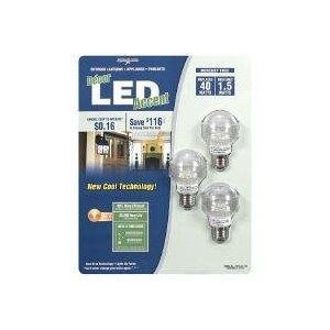Lights of America Decor LED Accent - 1.5 Watt (40 Watt Replacement Bulbs) 3 Pack
