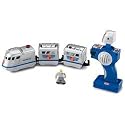 GeoTrax Rail & Road System Remote Control Set: Knight & Sir John