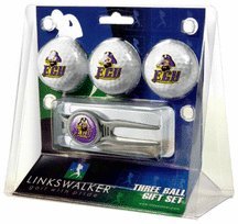 East Carolina Pirates 3 Ball Golf Gift Pack With Kool Tool