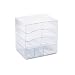 Rubbermaid 94600 Optimizers multifunctional four-way organizer with drawers, letter/a4, clear