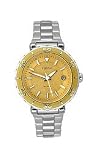 Fossil Three Hand Yellow Dial Watch