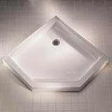 American Standard 4242.NEO.021 Neo-Angle Shower Base, Bone
