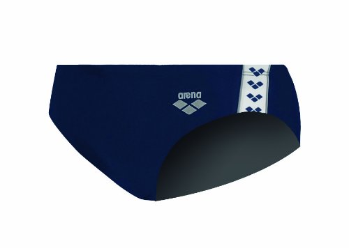 Arena Men's Sarring Polyester Brief Swimsuit, Navy, 32