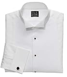 Signature Dobby Pique Wing Collar Formal Dress Shirt