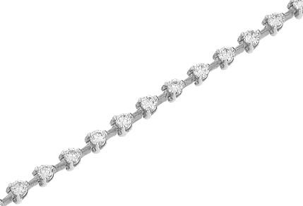 2.50cttw 3 prong Brac. Platinum