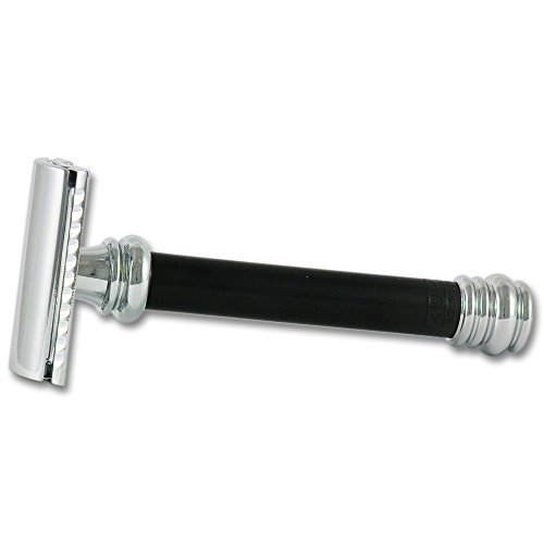 Merkur 38 Black Handle Safety Razor by Merkur of Solingen (English Manual) Review