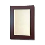 Elite Home Fashions Chatham Collection Framed Beveled-Edge Glass Mirror, Dark Espresso