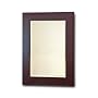 Elite Home Fashions Chatham Collection Framed Beveled-Edge Glass Mirror, Dark Espresso