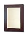 Elite Home Fashions Chatham Collection Framed Beveled-Edge Glass Mirror, Dark Espresso