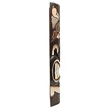Hawaii-Maske Dekoration Wand-Maske Hawaii Tiki Wandmaske 60er Holzmaske Wanddeko 50 cm Holz 12 -