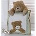 Baby : B is for Bear Sage Throw Pillow