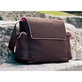 Dark Brown/Pale Blue Messenger Bag - color - Dark Brown/Pale Blue