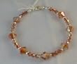 Brandy Crystals Hand crafted Swarovski Bracelet