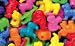 The Beadery 4-Ounce Bag of Mixed Safari Shape Beads, Circus Multi Colors
