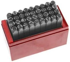 36 Piece 1/8" Letter & Number Punch Set, Steel Stamp Set