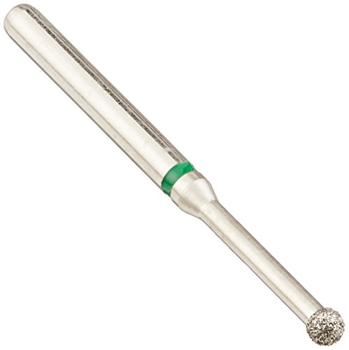 Crosstech Multi-Use Diamond Burs 801L/009C (0.9 mm head size), Friction Grip Shank, Coarse, Round (Pack of 5)