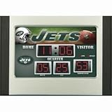 New York Jets Scoreboard Desk & Alarm Clock
