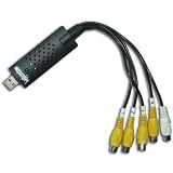 CAPTURADORA VIDEO USB 4 CAMARAS+AUD SATYCON CAP400