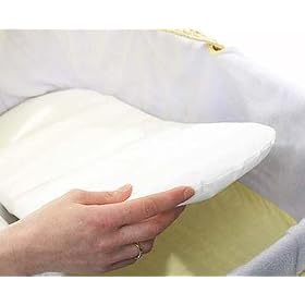 Foam Moses Basket (Oval) Mattress - 66/67 cm x 29/30 cm - To fit many Moses Baskets esp Mamas & Papas - SPECIAL OFFER PRICE