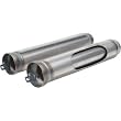 Hard Krome Doublewall Baffle - Straight-Thru Baffle for 3in. Pipes 97-2010