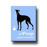 Greyhound iPoop Fridge Magnet