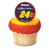 Jeff Gordon Cake or Cupcake Toppers (12 Pack)