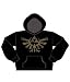 Officially Licensed Legend of Zelda Twilight Princess Triforce Logo Hooded Sweatshirt Image