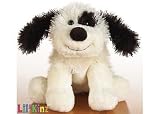 Lil'Kinz Mini Plush Stuffed Animal Black and White Cheeky Dog