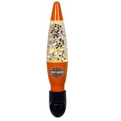 Harley-Davidson Night Light by Memory Company - Orange Metal Sparkle