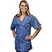 Tech Wear VOJ-23SS-L ESD-Safe Short Sleeve Jacket Blue Large