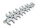 Crowfoot Wrench, SAE - 10 Piece - 3/8 Inch