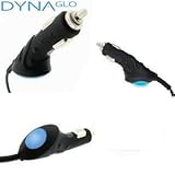 BLUE LED RUBBERIZED CELL PHONE VEHICLE CAR CHARGER FOR HTC A7373, EVOSHIFT4 ....