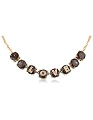 Betsey Johnson "Leopard Words" Love Pink Leopard Necklace, 19"