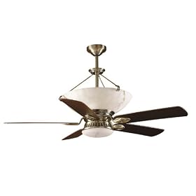 Hunter Fan 28190 56-Inch Charmaine Ceiling Fan, Antique Brass