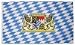 Flagge 90 x 150 : Bayern mit Wappen & Löwen