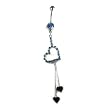 Valentine Heart with Blue CZ