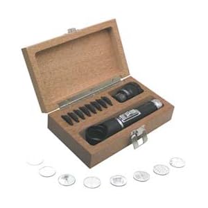 Fowler FOW64609E 10x W/iluminator Fowler Pocket Opt Set