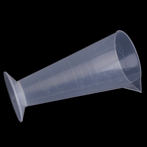 Ainest Conical Beaker Laboratory Graduated Measuring Cylinder Cup 25 50 100 250 500ml 5 pieces 500ml