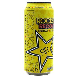 24 Pack - Rockstar Recovery Energy + Hydration - Lemonade - 16oz.