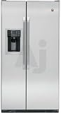GE Cafe : CSCP5UGXSS 24.6 Cu. Ft. Counter-Depth Side-by-Side Refrigerator